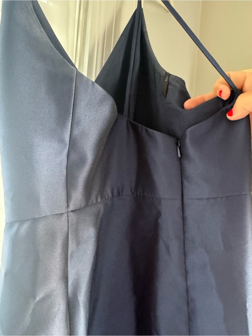 Alfred Sung (D750) Dress in Midnight - Picture 10 of 13